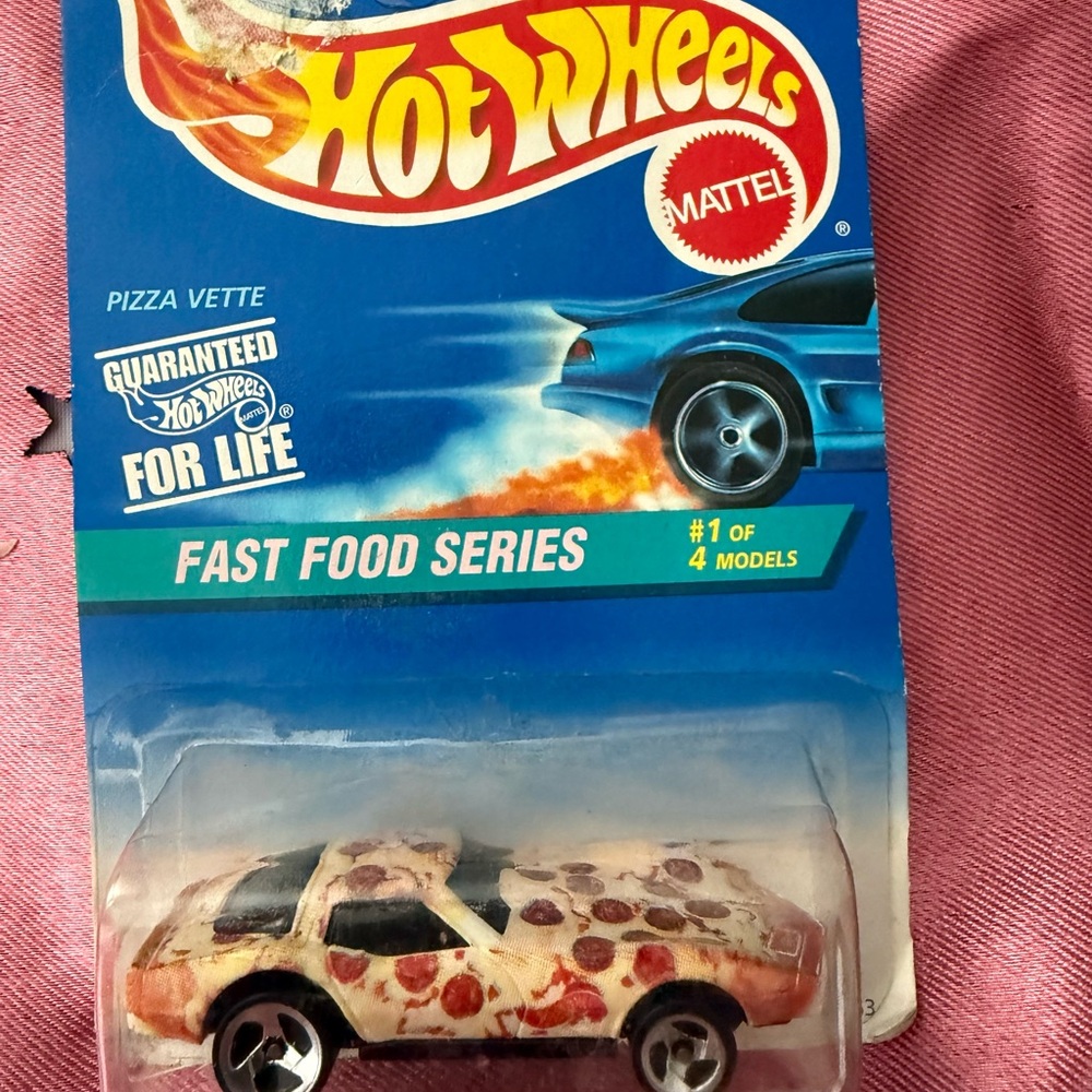 Mattel Red and Tan Hot Wheels Car Cars & Vehicles